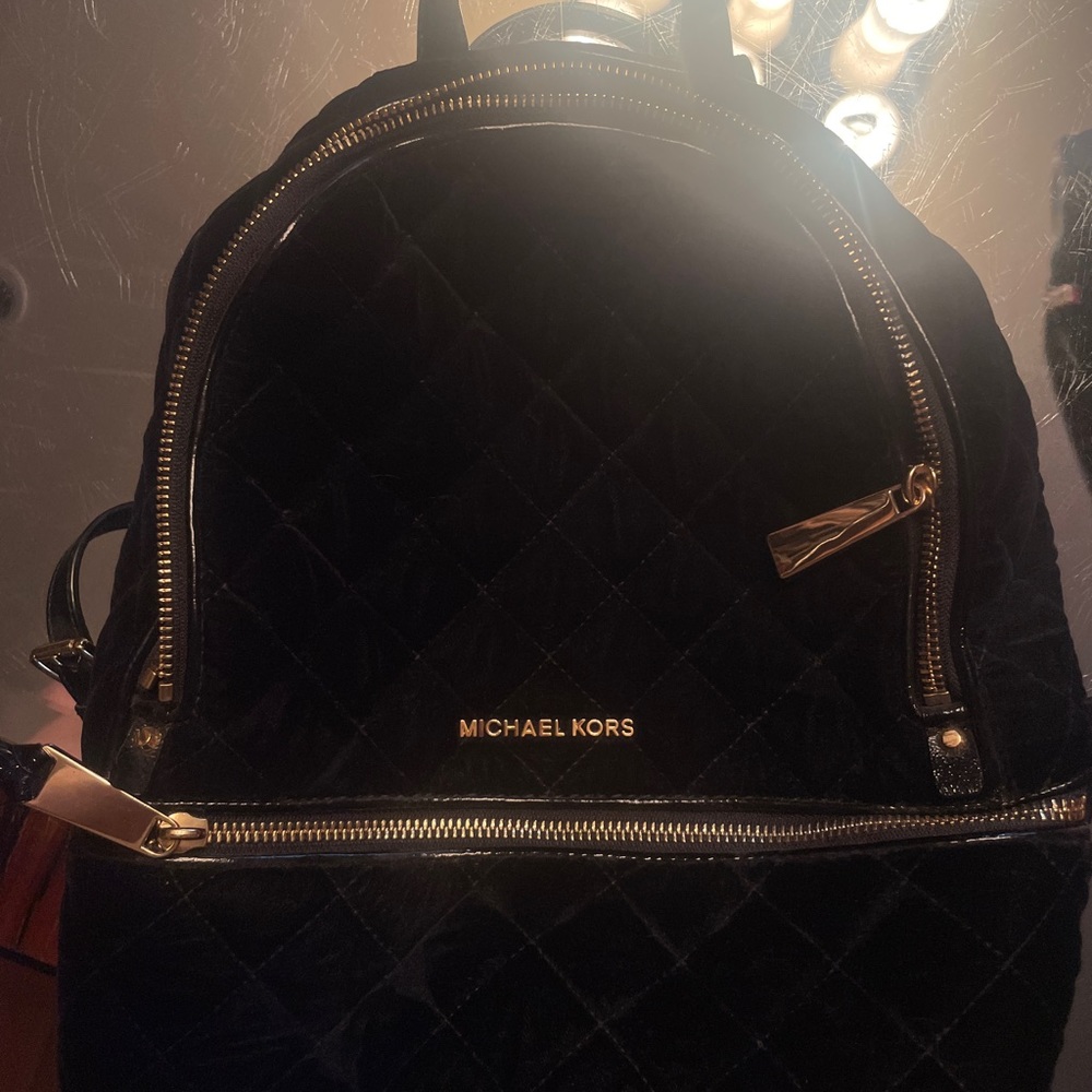 Michael Kors mini backpack purse